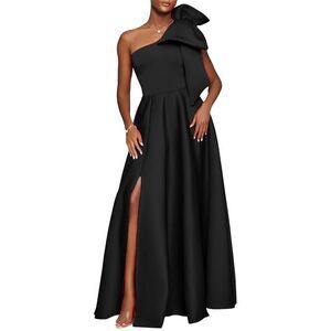 Juliet Roses Womens  One-Shoulder Maxi Dress